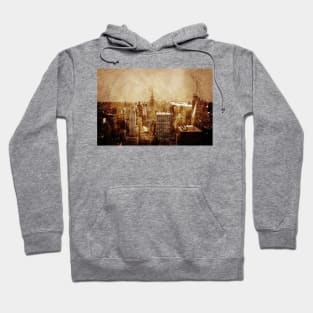 Vintage skyline of Manhattan Hoodie